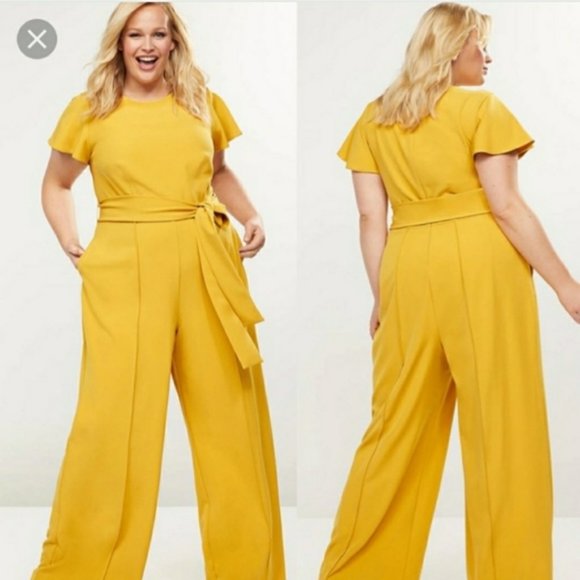Lane Bryant Pants - - Lane Bryant Amazing Yellow jumper